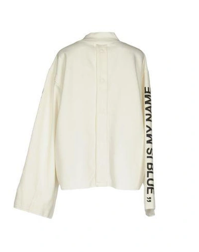 Shop Sjyp Sweatshirts In White
