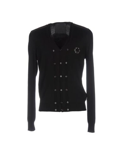 Philipp Plein Cardigan In Black