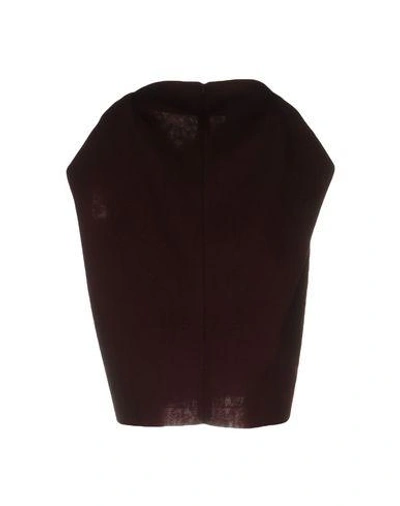 Shop Chalayan Blouses In Maroon
