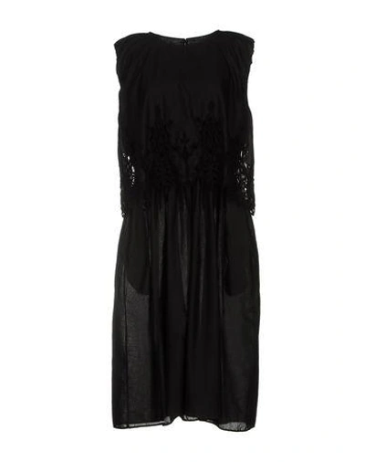 Zucca 3/4 Length Dresses In Black