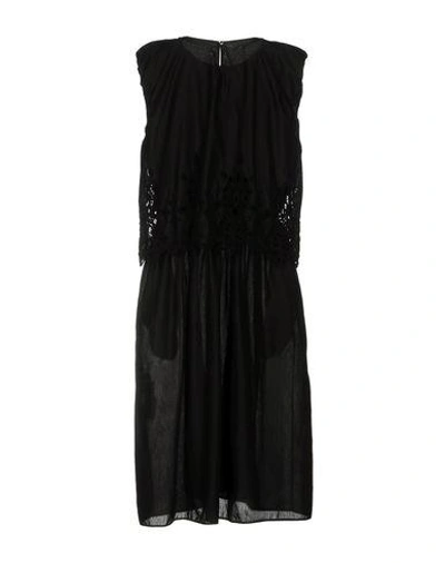 Shop Zucca 3/4 Length Dresses In Black