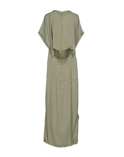 Shop Intropia Long Dress In Military Green