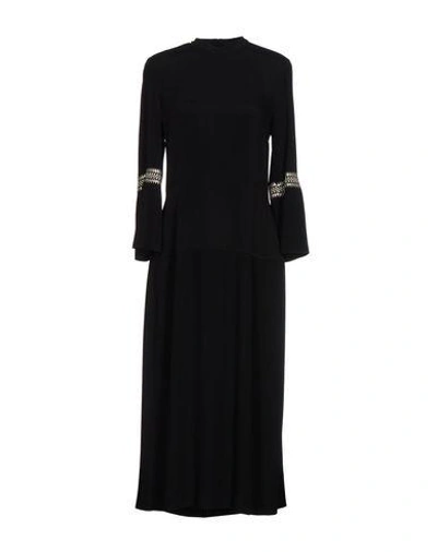 Vilshenko 3/4 Length Dresses In Black