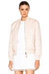 GIVENCHY Crystal Pearl Embroidered Bomber,17P 1008 397