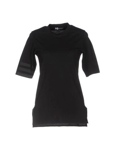 Shop Y-3 T-shirts In Black