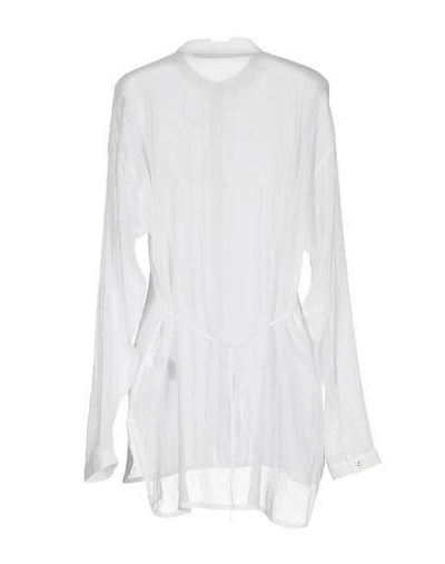 Shop Isabel Benenato Shirts In White