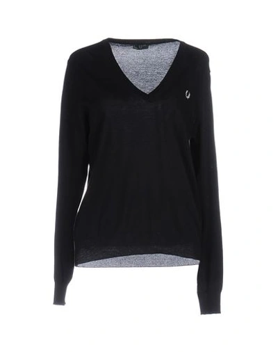 Fred Perry Sweater In Dark Blue