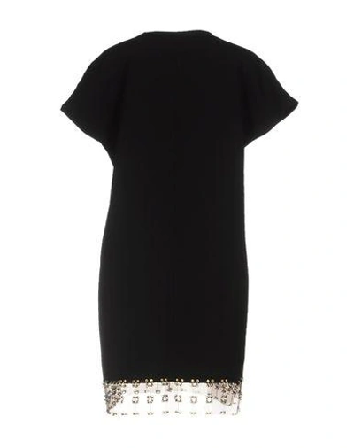 Shop Rabanne Paco  Woman Mini Dress Black Size 8 Polyester, Brass