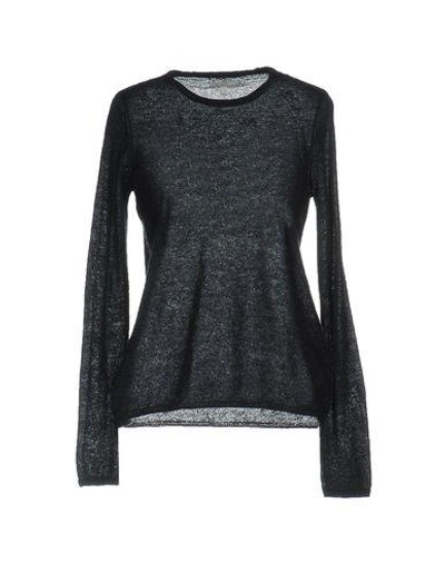 Shop Intropia Sweaters In Dark Blue