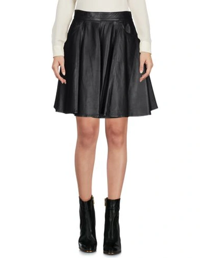 Shop Jeremy Scott Mini Skirts In Black
