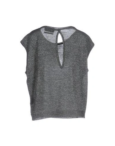 Shop Essentiel Antwerp Woman Sweater Grey Size Xs Polyester, Acrylic, Wool