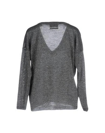 Shop Essentiel Antwerp Woman Sweater Grey Size S Polyester, Acrylic, Wool