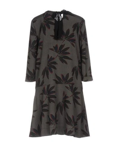 Shop Essentiel Antwerp Short Dress In Серый