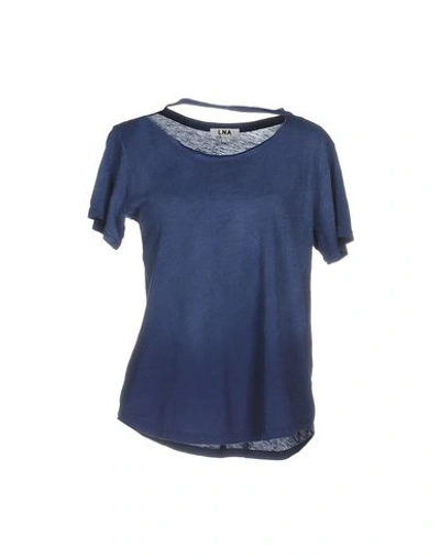 Lna T-shirt In Dark Blue