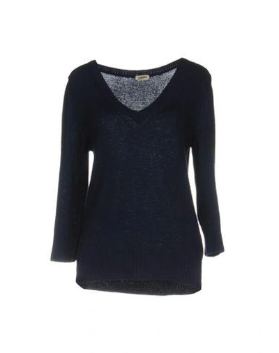 Shop L Agence Sweater In Dark Blue