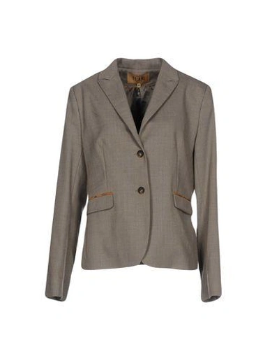 Shop Alviero Martini 1a Classe Blazer In Grey