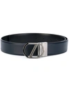 Z ZEGNA logo buckle belt,LEATHER100%