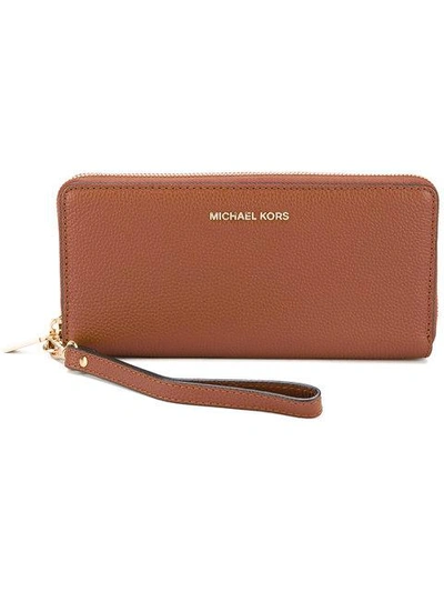 Michael Michael Kors Zip Around Continental Wallet - Nude & Neutrals