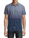 CALVIN KLEIN Ombre Cotton Shirt,0400093971466