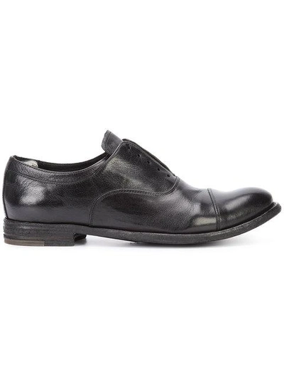 Shop Officine Creative Lexikon Laceless Oxfords - Black