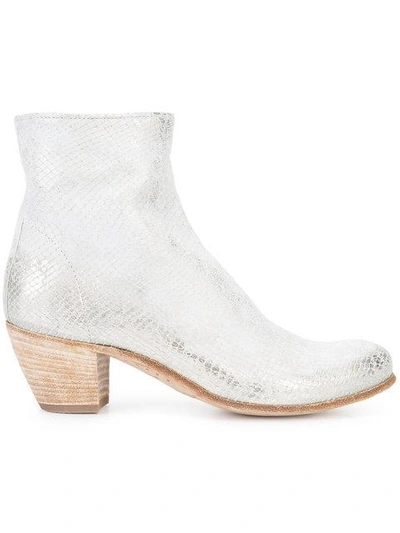 Shop Officine Creative Chabrol Ankle Boots In Grey