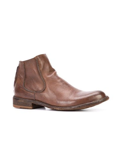 Shop Officine Creative Legrand 42 Ankle Boots In Brown