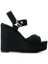 VERSACE wedge sandals,POLYESTER100%