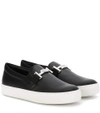 TOD'S Sportivo Double T leather slip-on sneakers