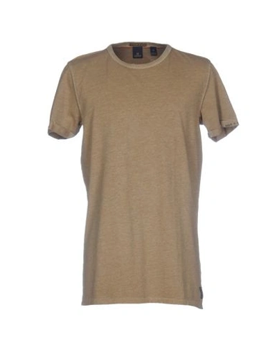 Scotch & Soda T-shirt In Khaki