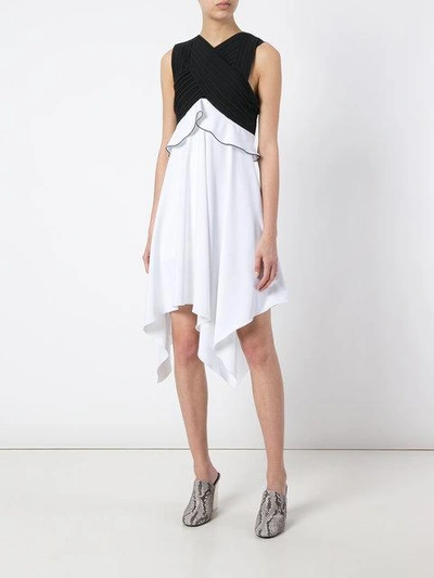 Shop Proenza Schouler - Crossover Dress  In White