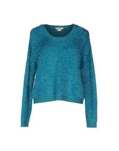 Shop Pinko Sweater In Turquoise