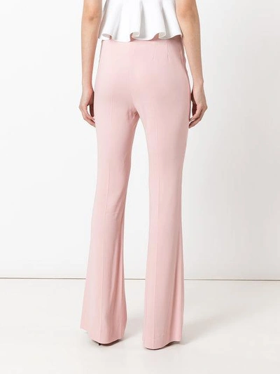 Shop Pardens Flared Trousers - Pink