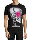 DSQUARED2 SHORT-SLEEVE SKULL GRAPHIC COTTON TEE,0400094734813