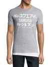 DSQUARED2 Cotton Heathered Graphic Tee,0400094650297