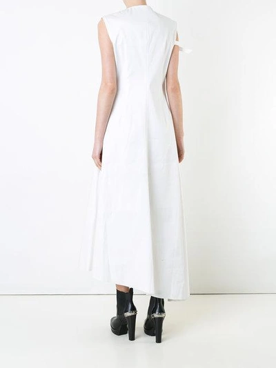 Shop Yang Li Asymmetric Crossover Dress - White