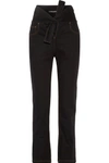 Y/PROJECT Tie-front high-rise straight-leg jeans