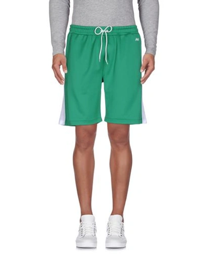Shop Ami Alexandre Mattiussi Shorts & Bermuda In Green