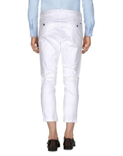 Shop Dsquared2 Dress Pants In White