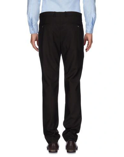 Shop Marni Casual Pants In Dark Brown