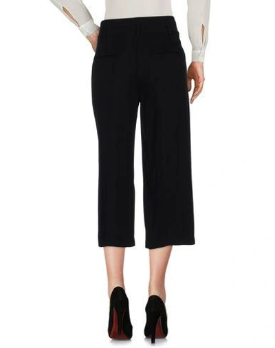 Shop Pinko Cropped Pants & Culottes In Black