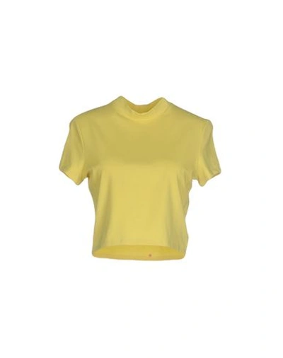 Cheap Monday T-shirts In Yellow