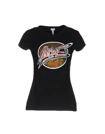 Loewe T-shirt In Black