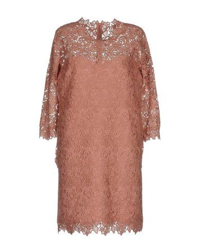 Ermanno Scervino Short Dresses In Pastel Pink