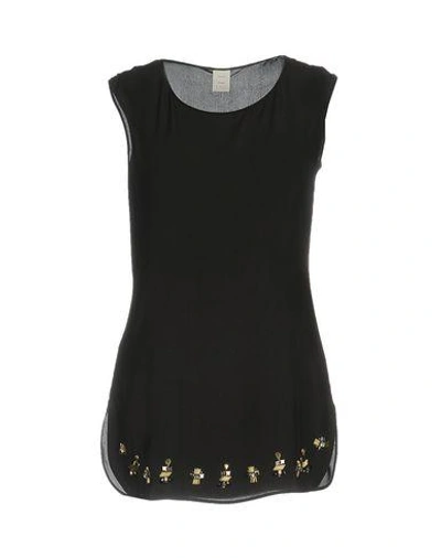 Shop Pinko Tops In Black