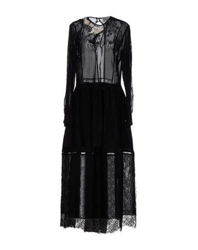 Preen By Thornton Bregazzi Long Dress In Black