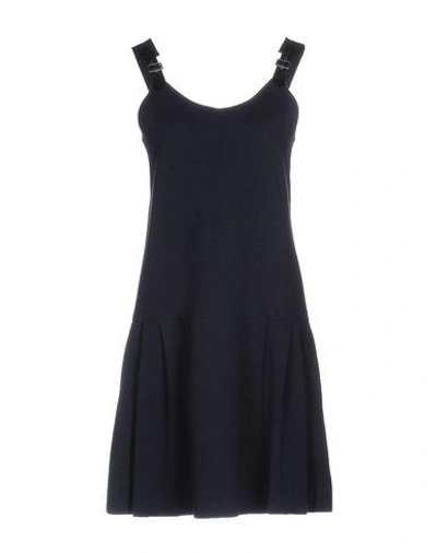Marc By Marc Jacobs Short Dresses In Dark Blue