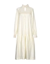 Veronique Branquinho 3/4 Length Dresses In Ivory