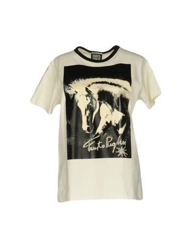 Fausto Puglisi T-shirt In Ivory