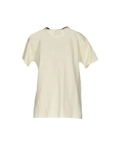 Shop Fausto Puglisi T-shirt In Ivory