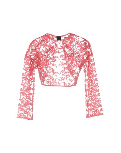 Shop Pinko Woman Shrug Fuchsia Size 8 Polyester